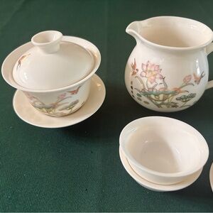 Floral Porcelain Tiny Sauce Bowls Set  - NWOT